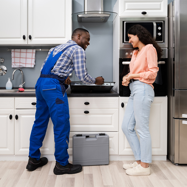 can you provide an estimate for cooktop repair before beginning any work in Easton New York